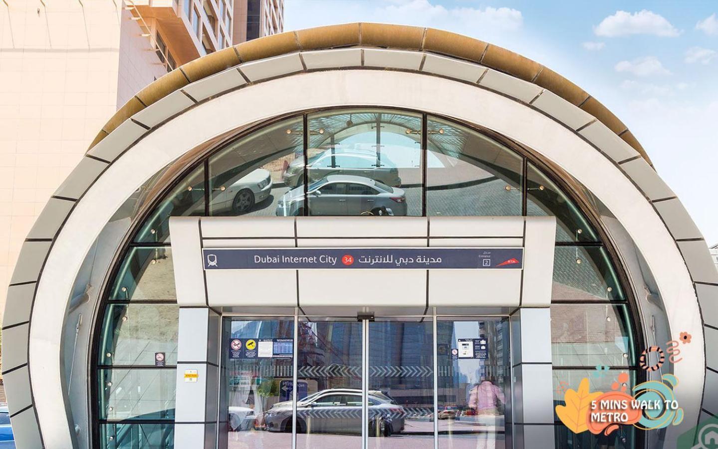 Nomad Partition Room In Barsha Heights 3 Mins To Icm Metro Дубай Екстериор снимка